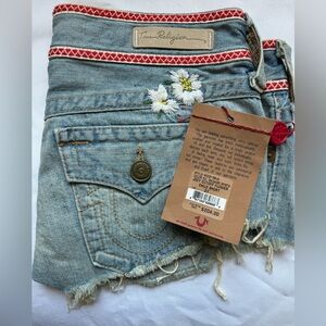 True Religion shorts size 27